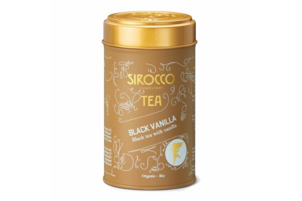 Sirocco boîte thé medium Black Vanilla bte 80 g
