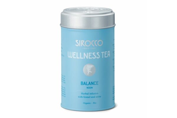 Sirocco boîte thé medium Wellness Tea Balance bte 120 g