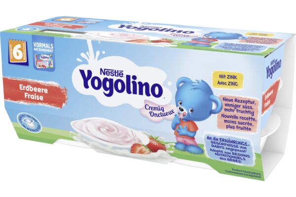 Nestlé Yogolino Cremig Erdbeere 6 Monate 6 x 50 g