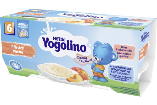 Nestlé Yogolino onctueux pêche 6 mois 6 x 50 g