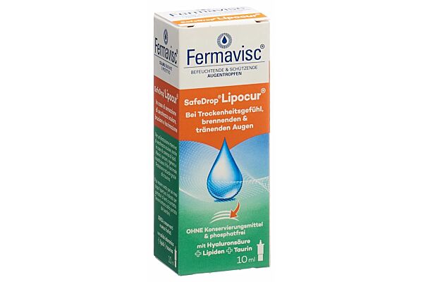 Fermavisc SafeDrop Lipocur Gtt Opht Fl 10 ml