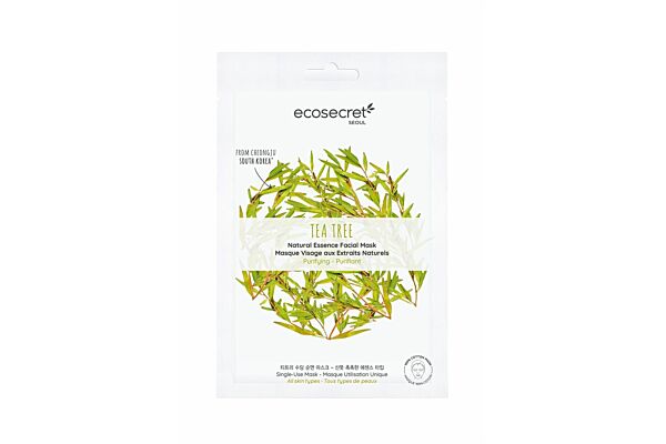 Ecosecret Gesichtsmaske reinigend Tea Tree Btl 20 ml
