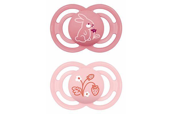 MAM Perfect Nuggi 16-36 Monate pink/pink 2 Stk