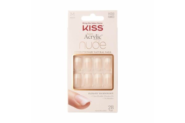 Kiss Salon Acrylic Nude Nails Cashmere
