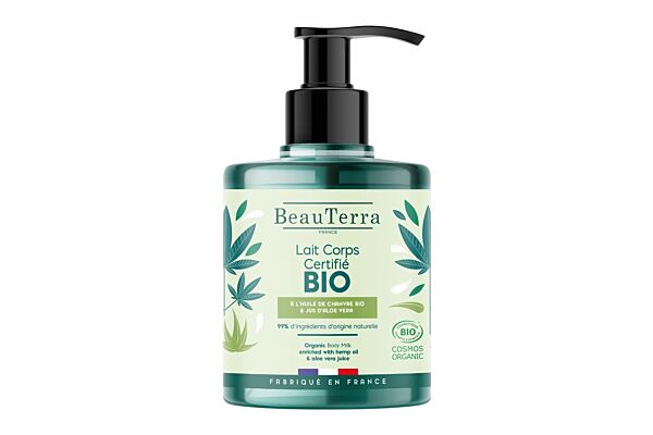 BeauTerra Körpermilch Hanf & Aloe Vera Bio Fl 500 ml