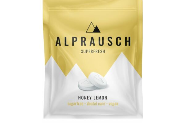 Alprausch pastilles extra fraîches de miel et de citron sans sucre sach 22 g