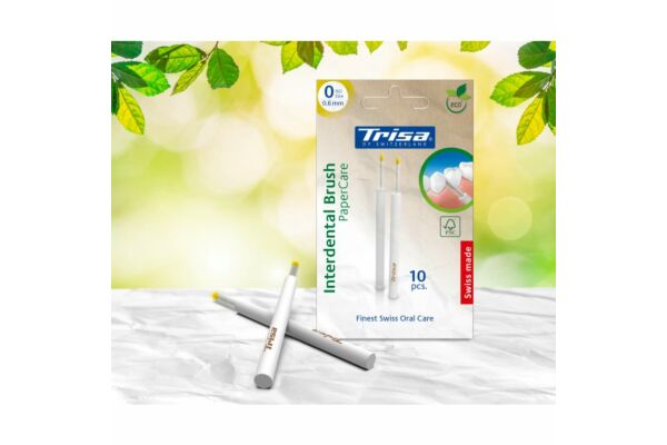Trisa Interdental Brush PaperCare ISO 0 10 pce