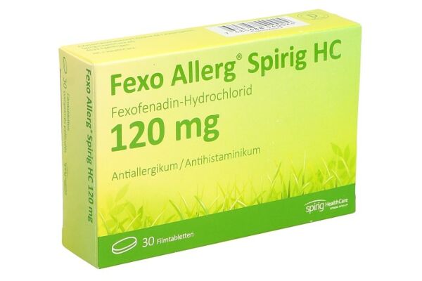 Fexo Allerg Spirig HC cpr pell 120 mg 30 pce