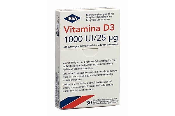 Vitamina D3 film orodisp 1000 I.U. 30 pce