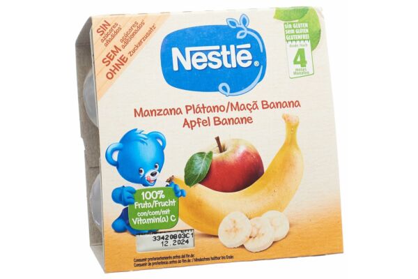 Nestlé Kompott Apfel Banane 4 x 100 g