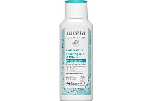 Lavera après-shampooing basis sensitiv hydration & soin fl 200 ml
