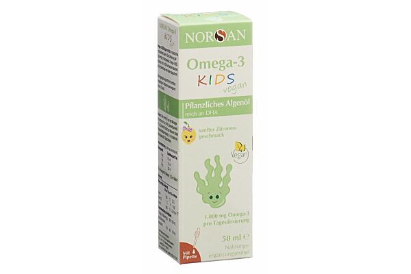 NORSAN Omega-3 KIDS huile vegan fl 50 ml