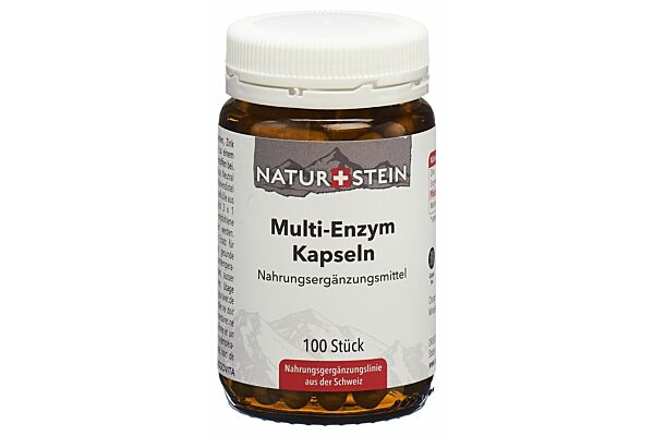 Naturstein Multi- Enzym Kaps Glas 100 Stk