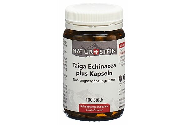 Naturstein Taiga Echinacea plus caps verre 100 pce