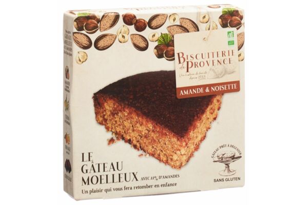 BISCUITERIE DE PROVENCE gâteau moelleux noisettes sans gluten bio 225 g