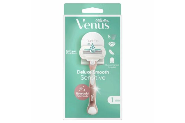 Gillette Venus Or Rose Sensitive rasoir avec 1 lame + support