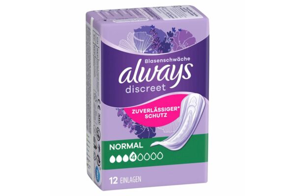 always Discreet incontinence Normal 12 pce