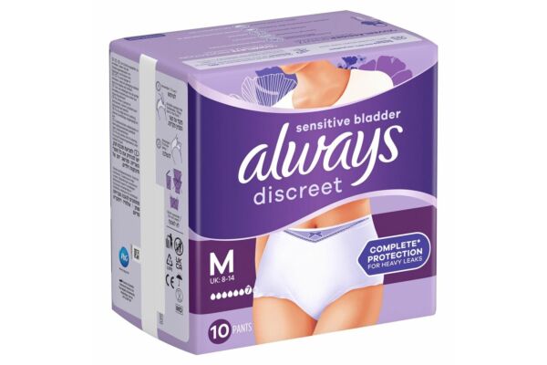 always Discreet incontinence Pants M plus 10 pce