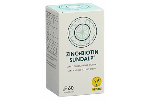 sundalp Zinc+Biotin Kaps 60 Stk
