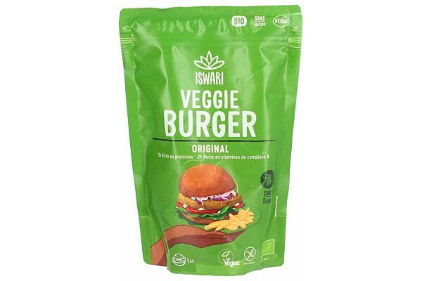 ISWARI Instant Mix Veggie Burger Original BIO Btl 250 g