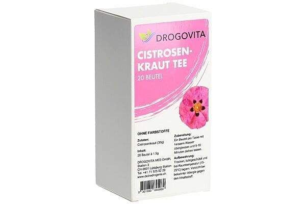 Drogovita Cistrosen Tee Btl 20 Stk