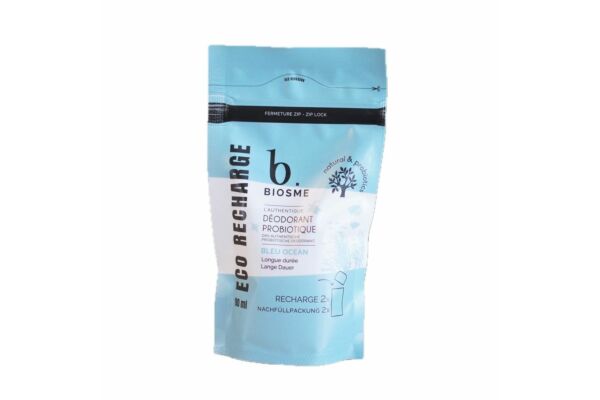Biosme Deodorant probiotisch Bleu océan Nachfüllpackung Fl 80 ml