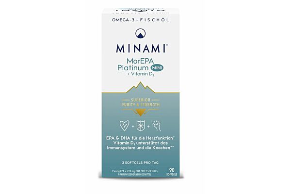 Minami MorEPA Platinum Mini Softgels Ds 90 Stk