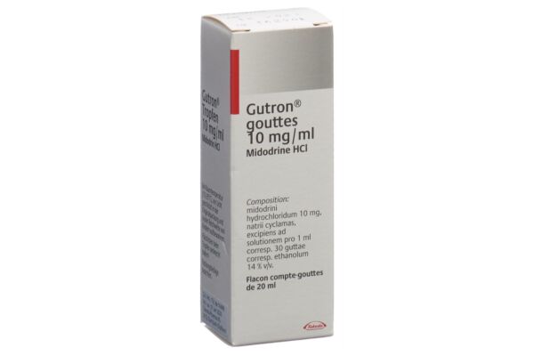 Gutron gouttes 10 mg/ml fl 20 ml