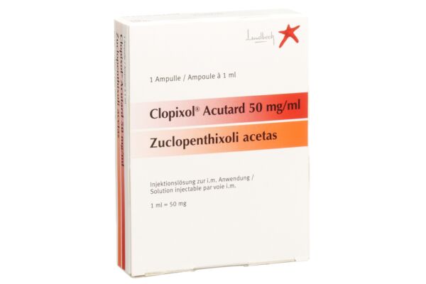 Clopixol Acutard sol inj 50 mg/ml amp 1 ml