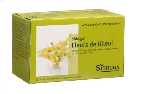 Sidroga fleurs de tilleul 20 sach 1.8 g