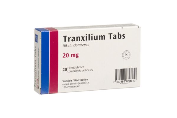Tranxilium Tabs cpr pell 20 mg 20 pce