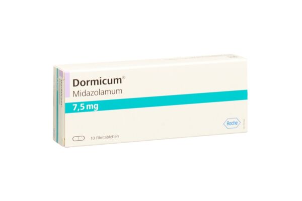 Dormicum cpr pell 7.5 mg 10 pce