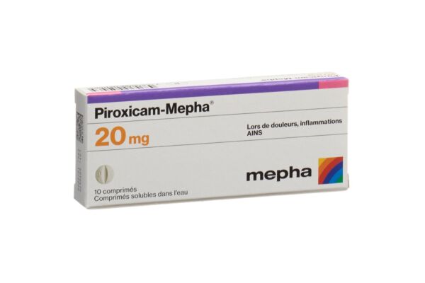 Piroxicam-Mepha Tabl 20 mg 10 Stk