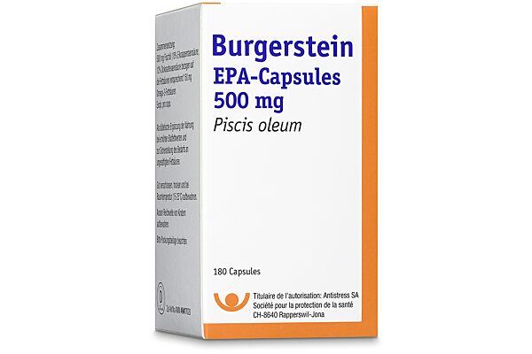 Burgerstein EPA Kaps 500 mg Ds 180 Stk
