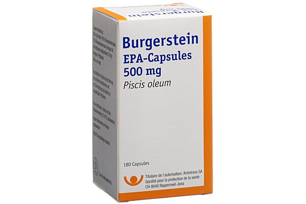 Burgerstein EPA caps moll 500 mg bte 180 pce
