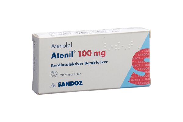 Atenil Filmtabl 100 mg 20 Stk