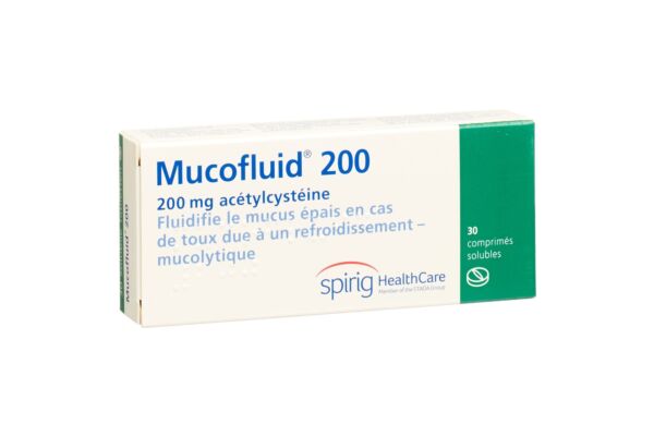 Mucofluid Tabl 200 mg löslich 30 Stk