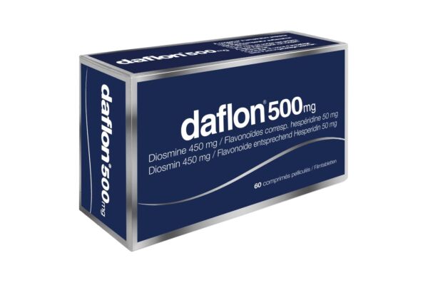 Daflon cpr pell 500 mg 60 pce