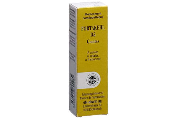 Fortakehl gouttes 5 D dilutio fl 10 ml