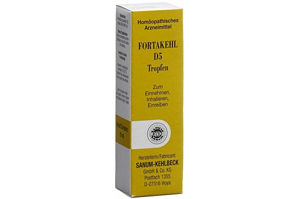 Fortakehl Tropfen D 5 dilutio Fl 10 ml