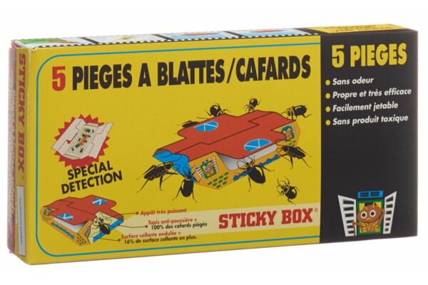 Sticky Box pièges cafards 5 pce