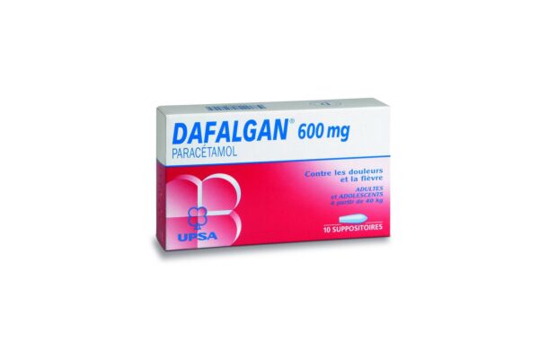 Dafalgan Supp 600 mg 10 Stk