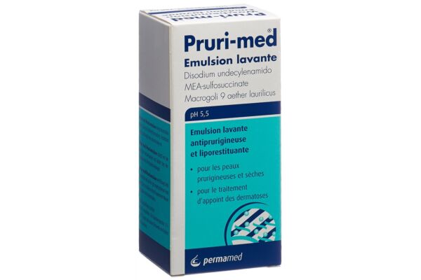 Pruri-med émulsion lavante antiprurigineuse et liporestituante pH 5.5 fl 150 ml