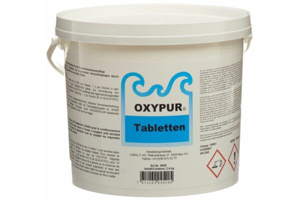 Oxypur oxygène actif cpr 24 x 100 g