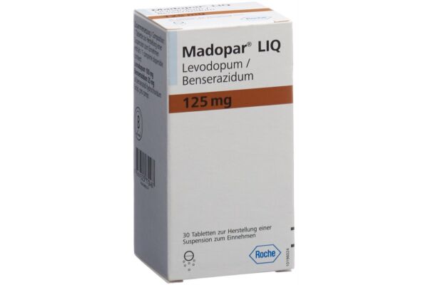 Madopar LIQ cpr 125 mg 30 pce