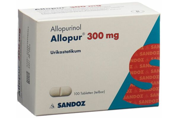 Allopur Tabl 300 mg 100 Stk