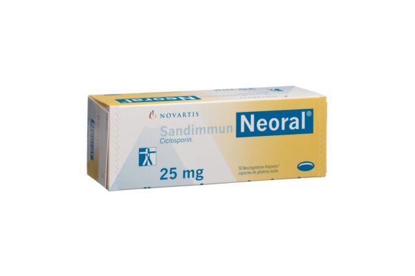 Sandimmun Neoral caps 25 mg 50 pce