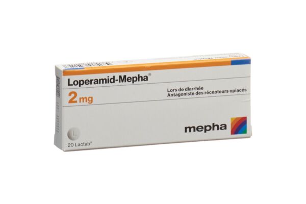 Loperamid-Mepha Lactab 2 mg 20 pce