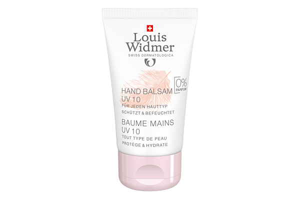 Louis Widmer Hand Balsam UV10 ohne Parfum 50 ml