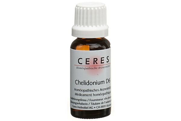 Ceres Chelidonium D 6 Dilution Fl 20 ml